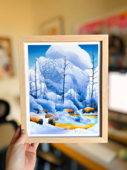 Bison Protector Print