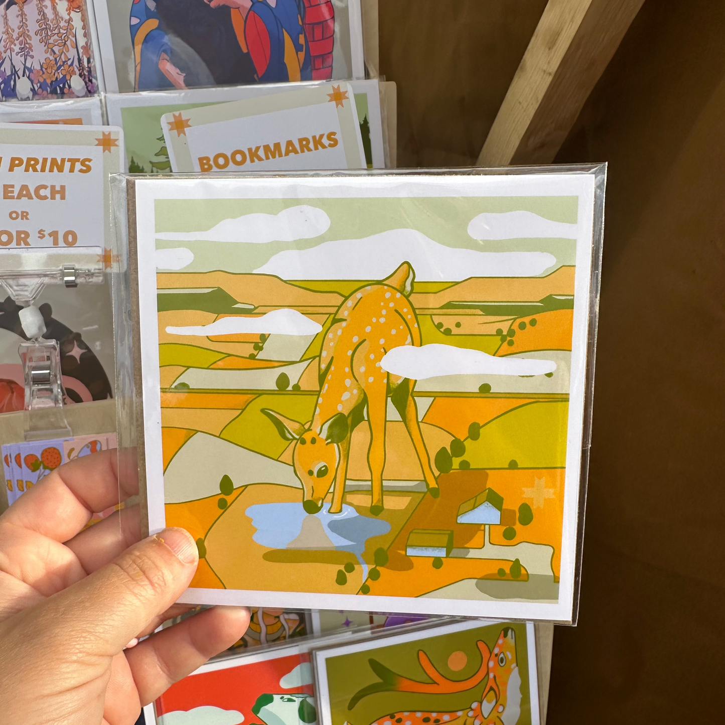 Above the Fields Mini Print