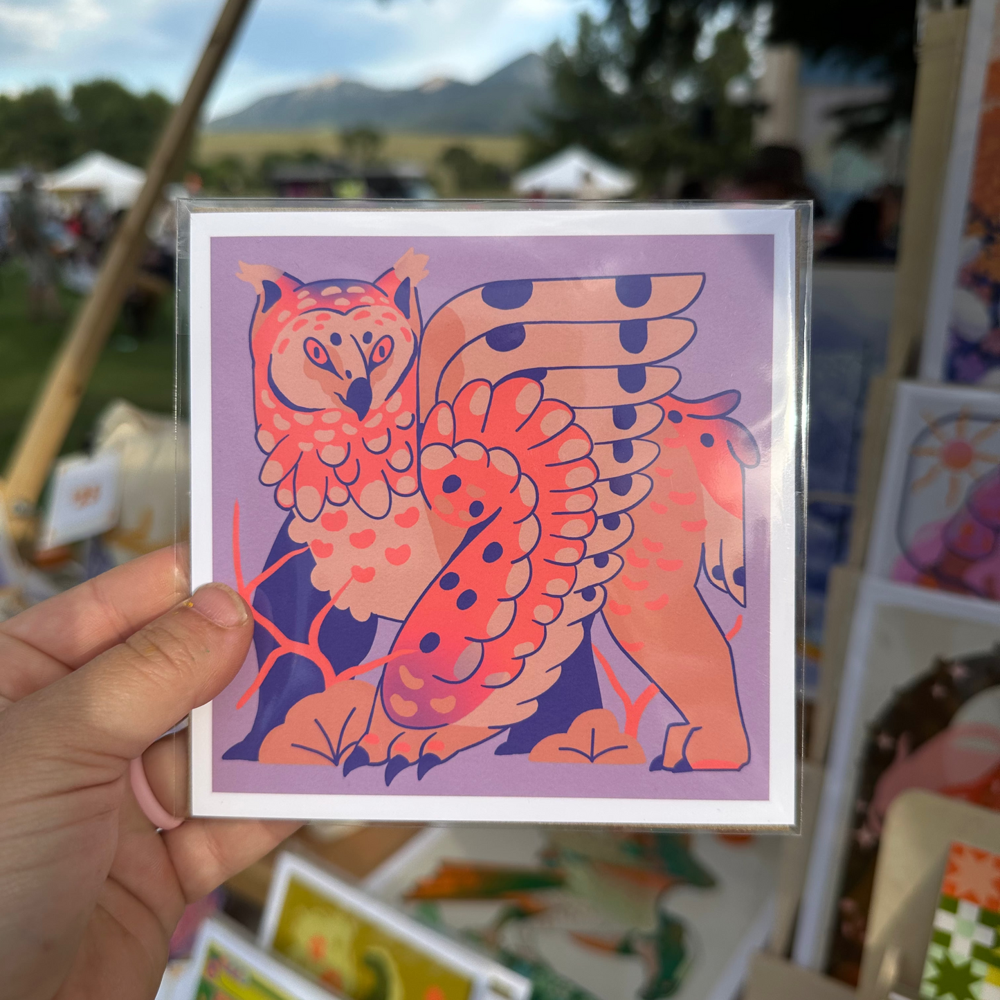 Owlbear Mini Print