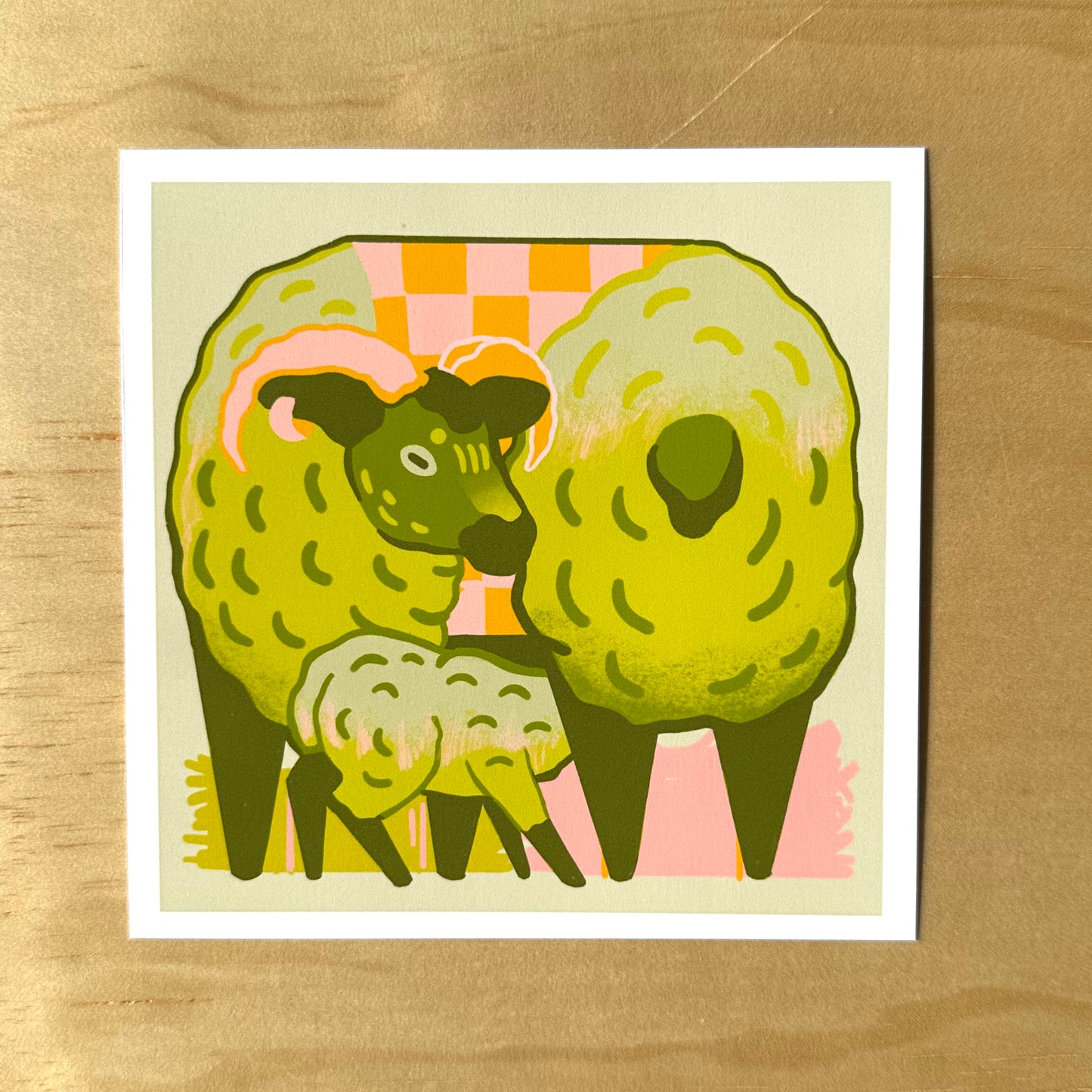 Icelandic Sheep Mini Print