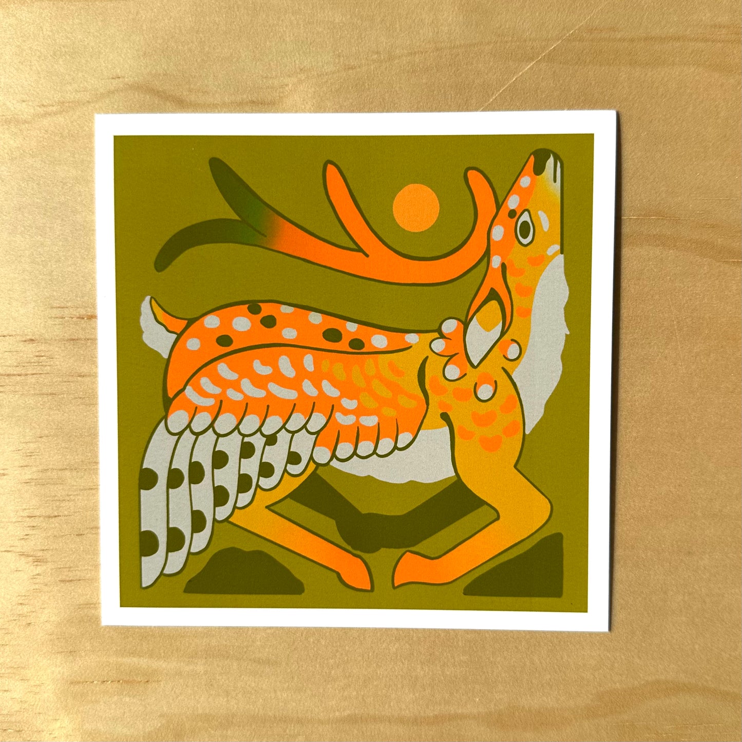 Peryton Mini Print