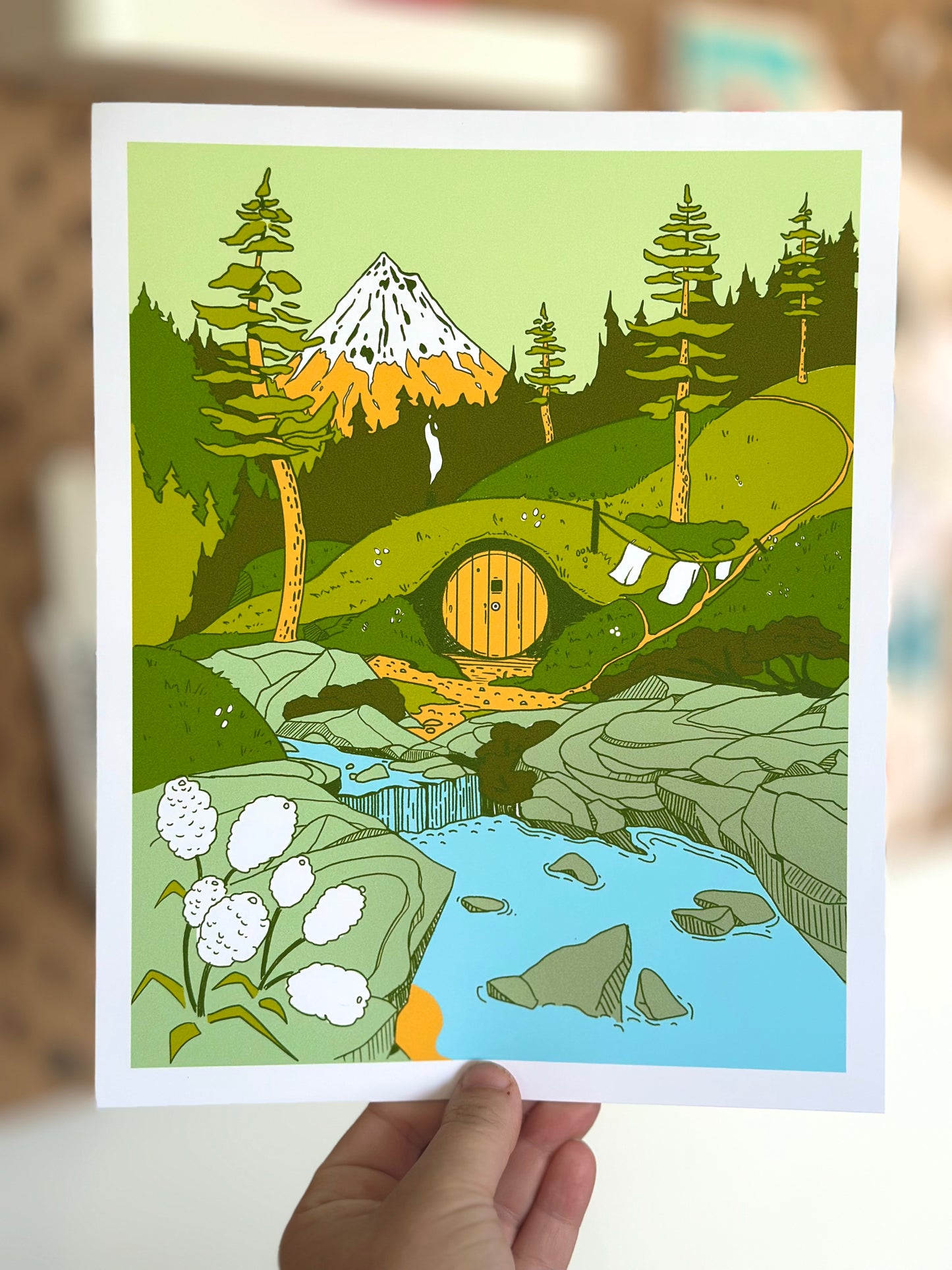 Mountain Hobbit Home Print