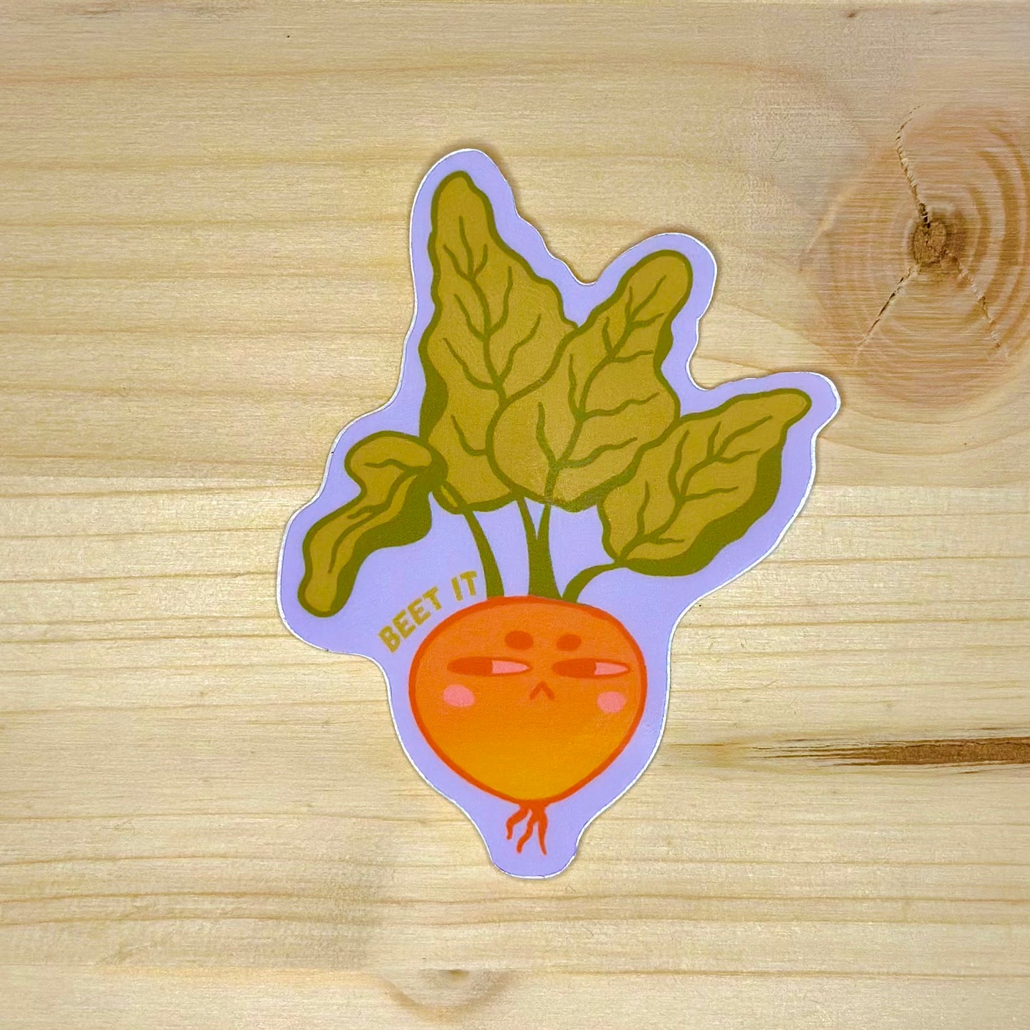Beet it! Sticker