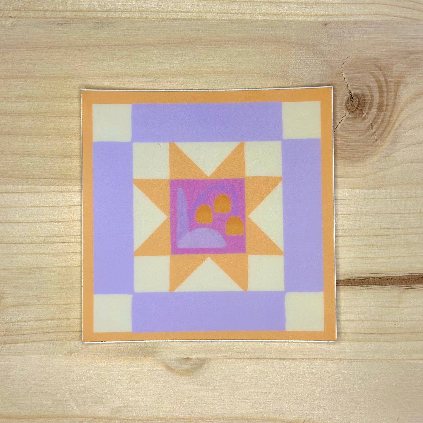 Quilt Square Sticker