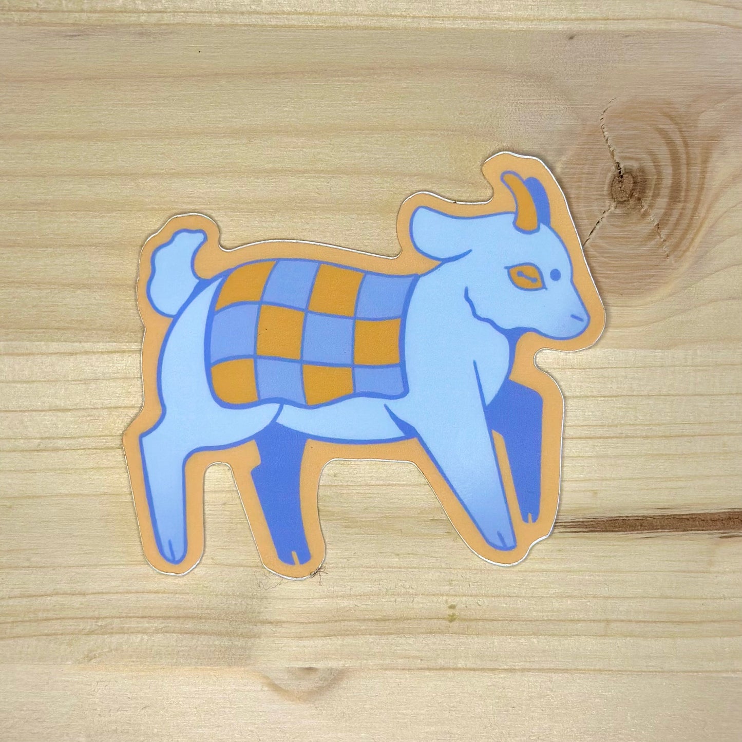 Quilted Goat Sticker