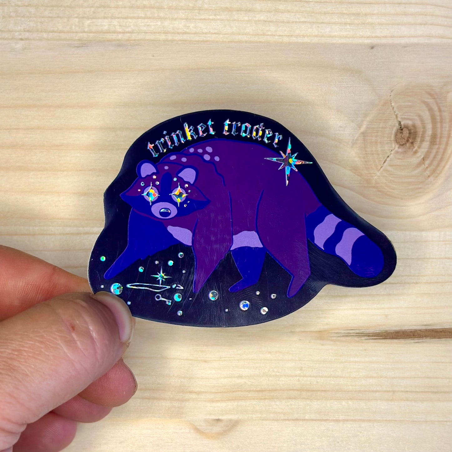 Trinket Trader Holographic Sticker