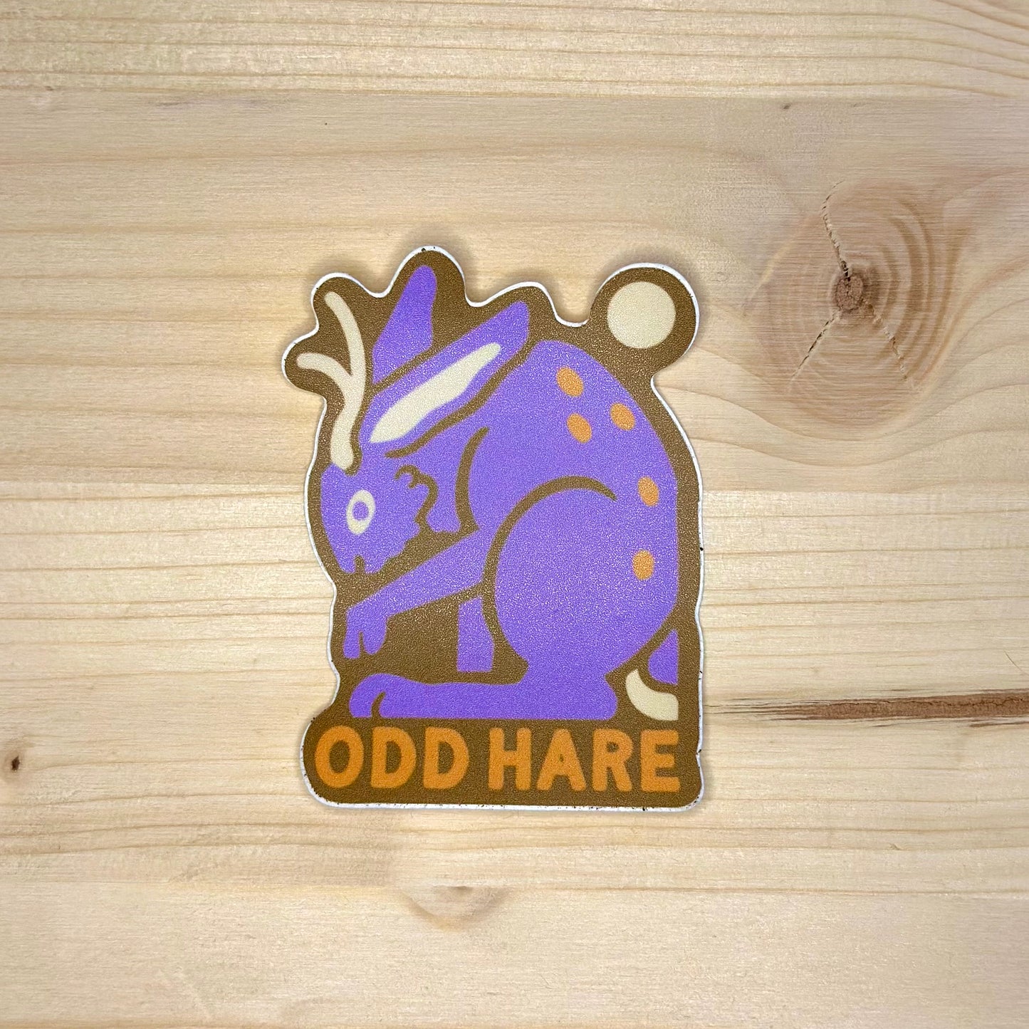 Odd Hare Jackalope Sticker