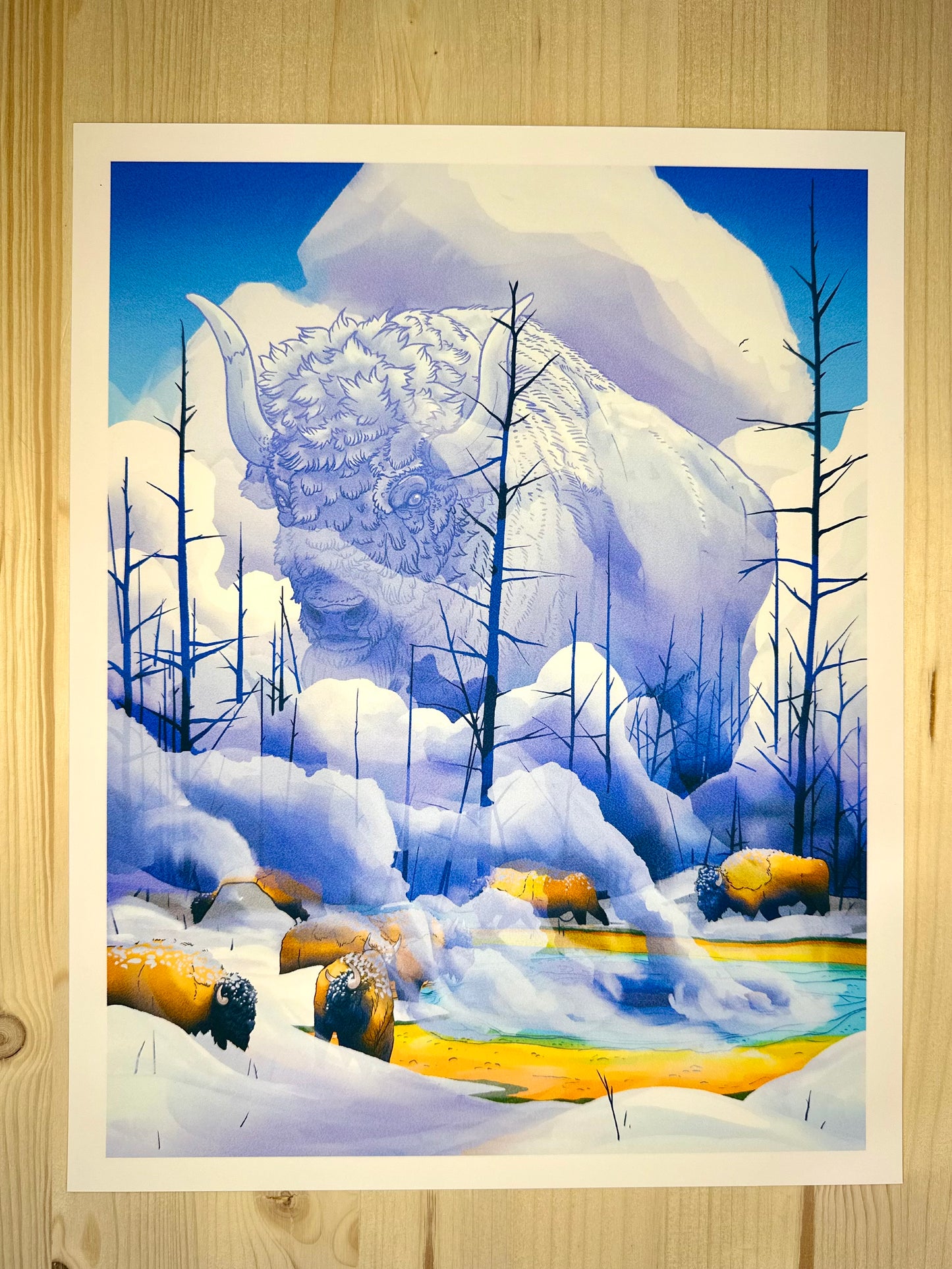 Bison Protector Print