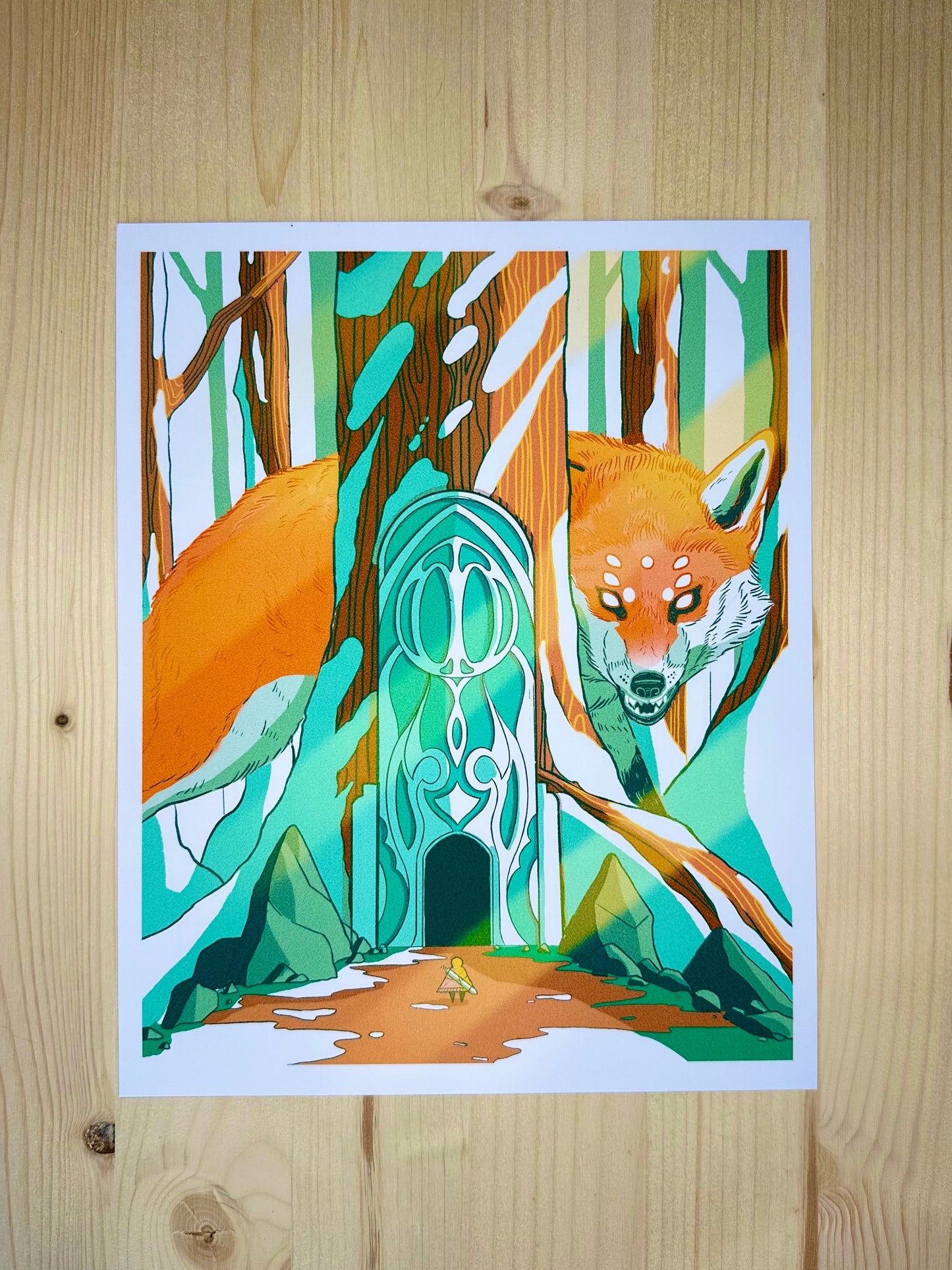 Temple Guardian Print