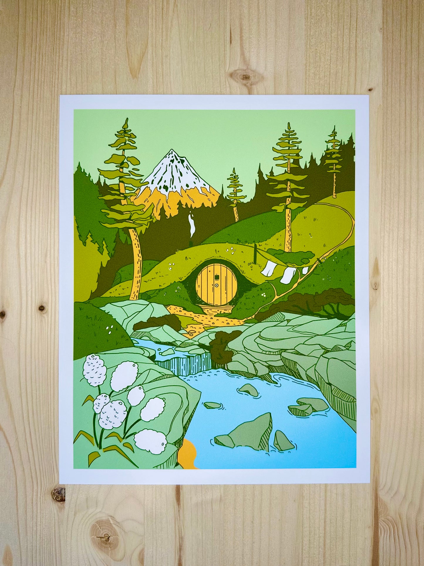 Mountain Hobbit Home Print