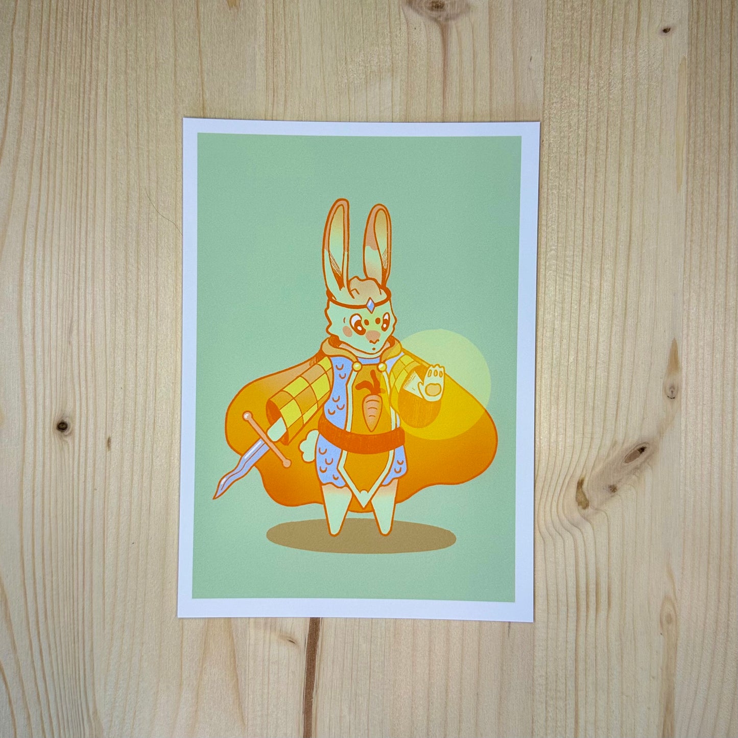 Rabbit Paladin Print