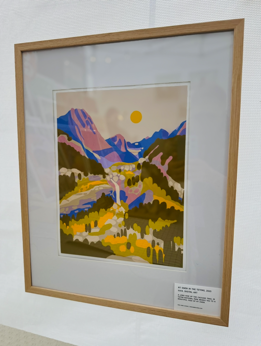 Mt Owen in the Tetons Print