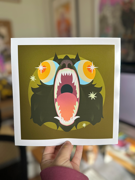 Candy Dog Print