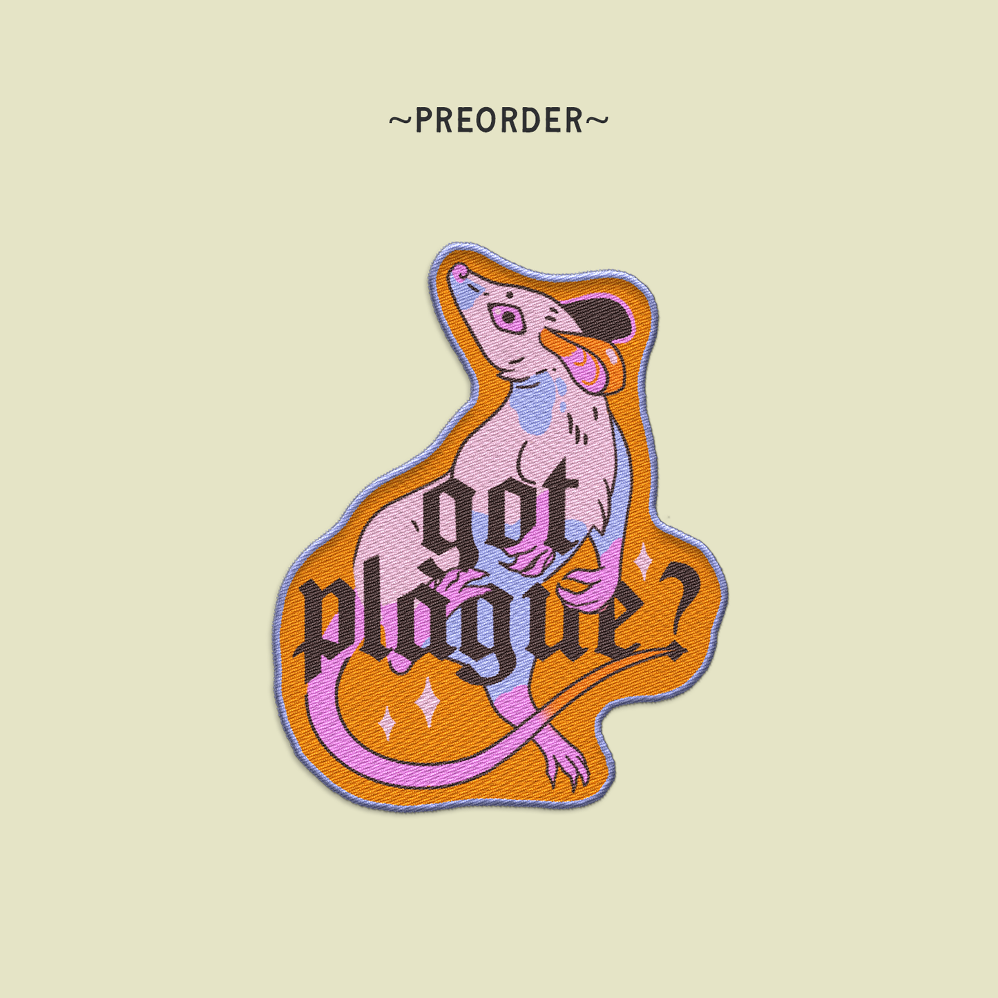 Got Plague Iron on Patch
