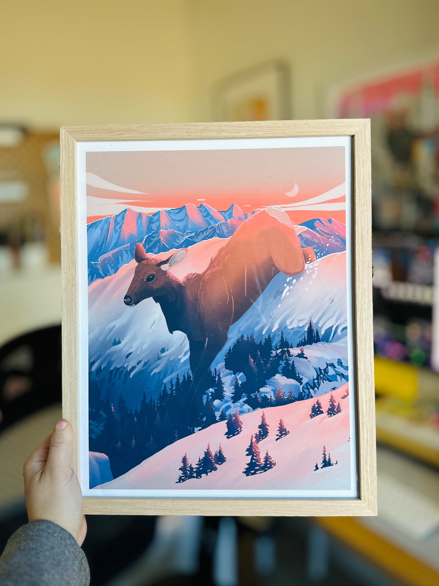 Elk Migration Print
