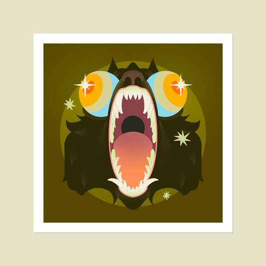 Candy Dog Print