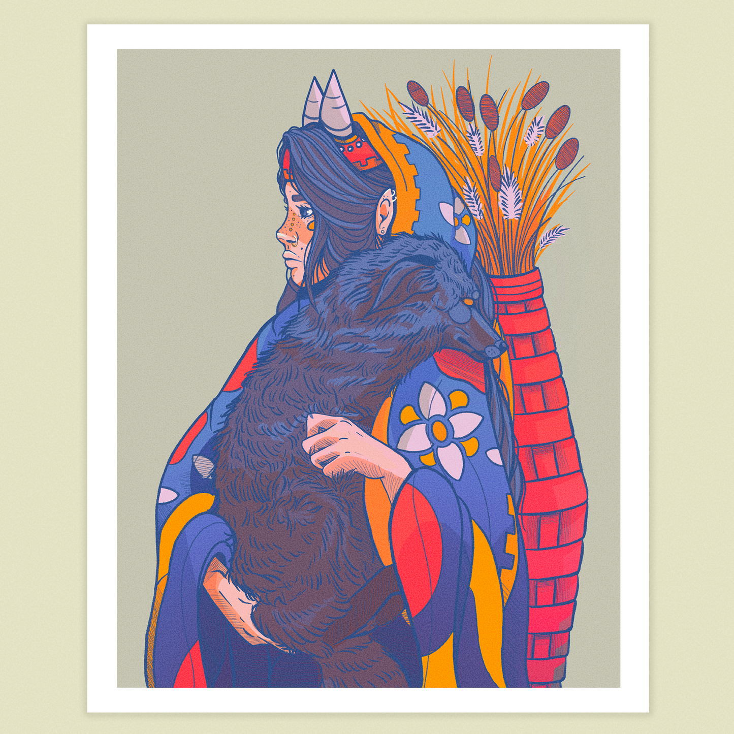 Working Companion Print