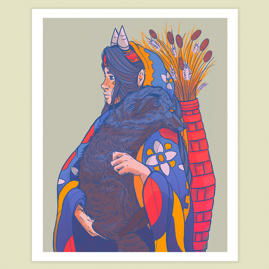 Working Companion Print