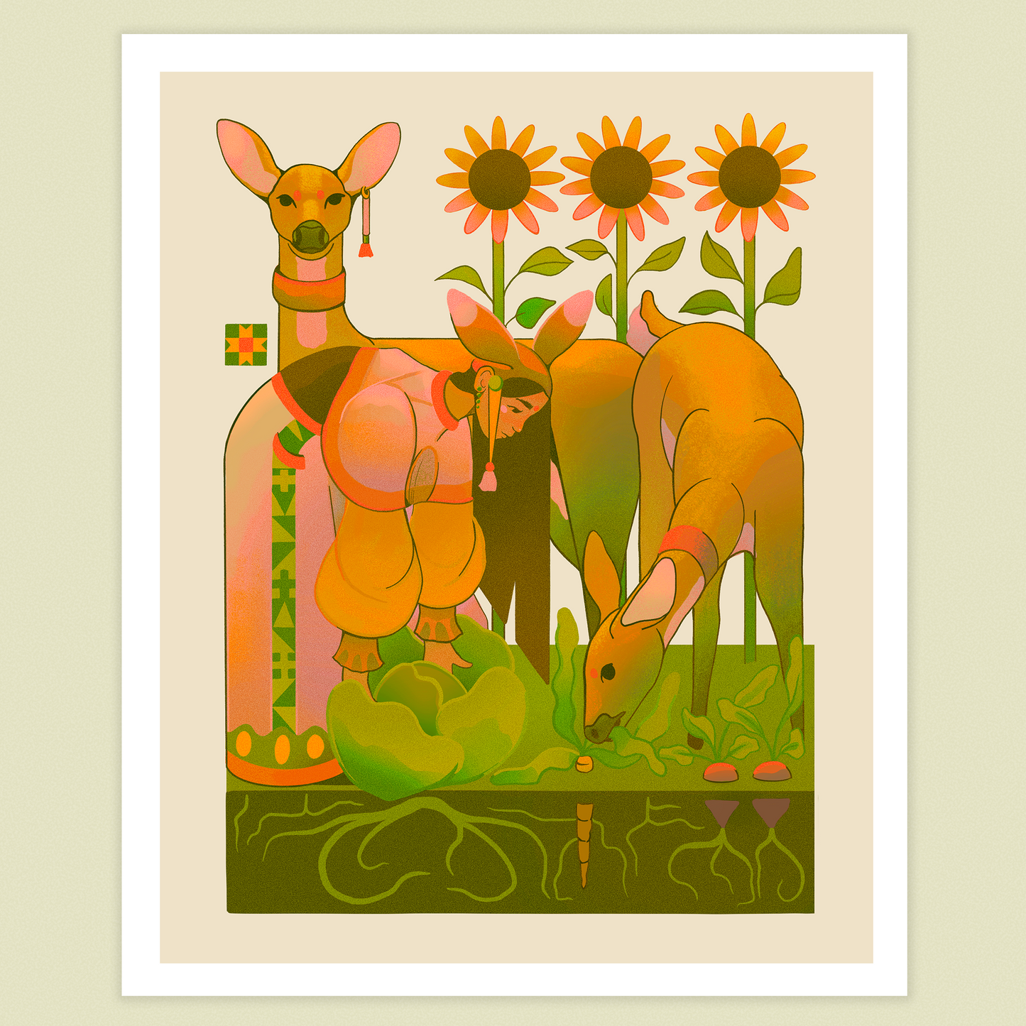Garden Chores Print
