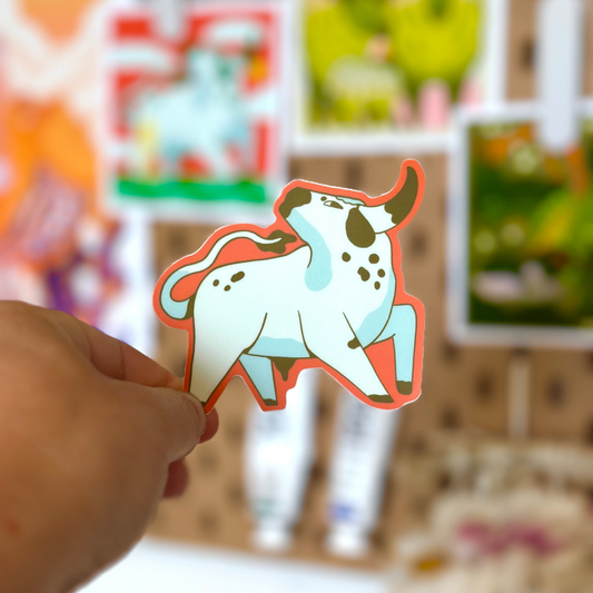 Sassy Bull Sticker