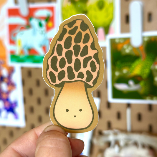 Morel Sticker