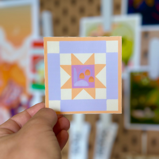 Quilt Square Sticker