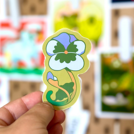 Pansy Sticker