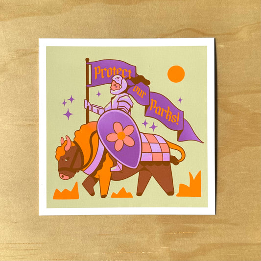 Protect our Parks Mini Print