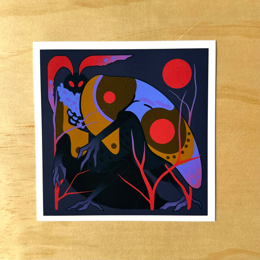 Mothman Mini Print