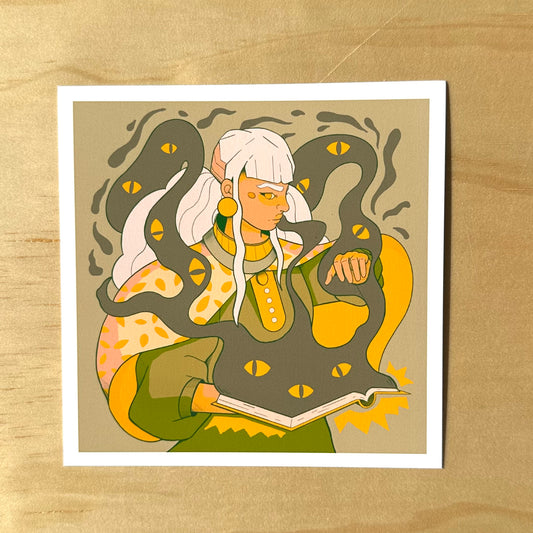 Dark Mage Mini Print