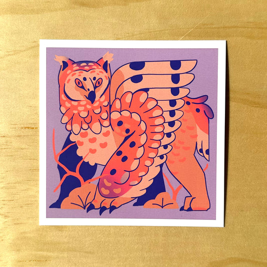 Owlbear Mini Print