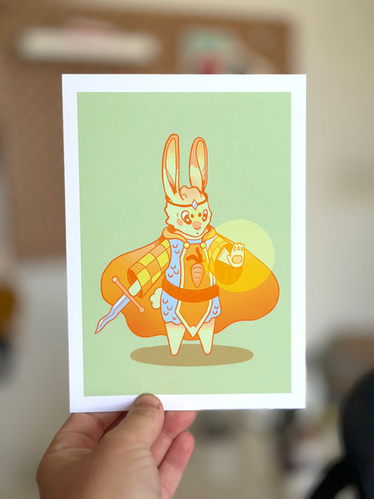 Rabbit Paladin Print