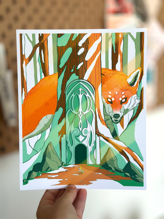 Temple Guardian Print