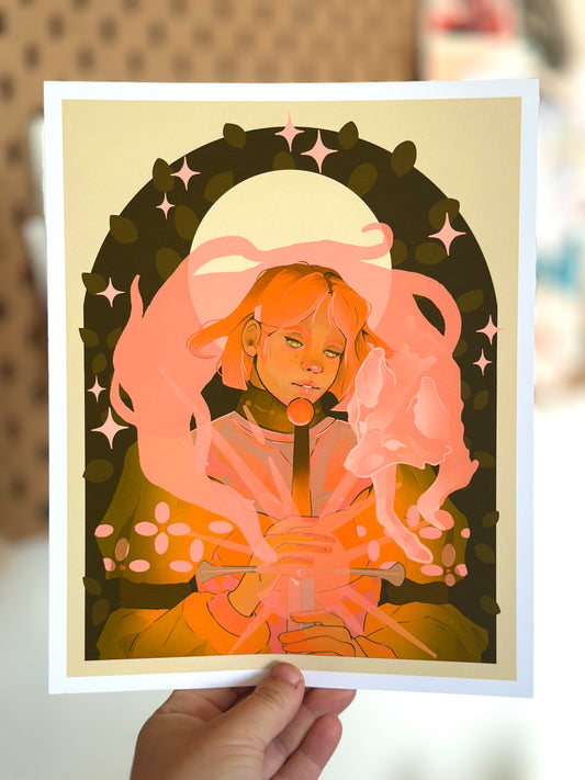 Fox Knight Print