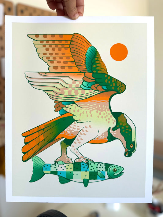 Fish Hawk Print