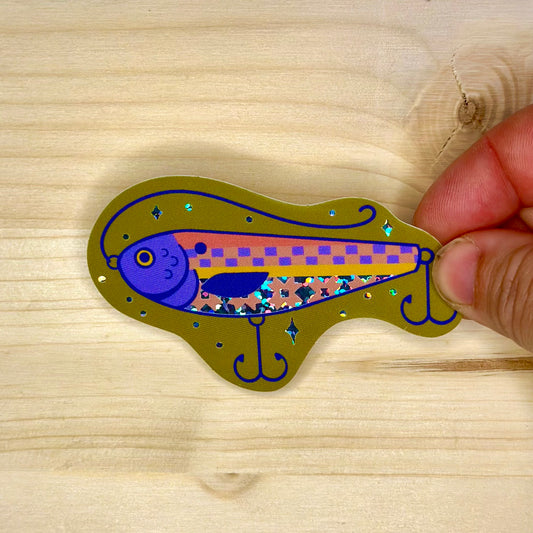 Fish Lure Holographic Sticker