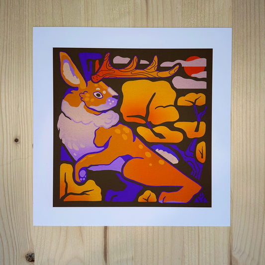 Jackalope Print
