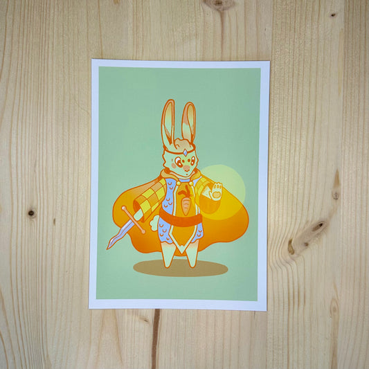 Rabbit Paladin Print
