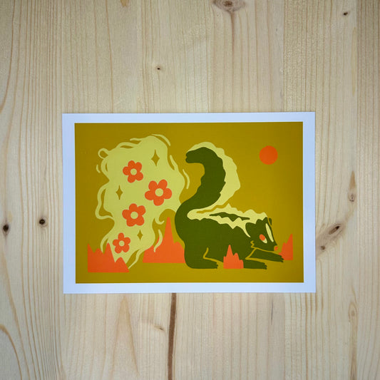 Stinky Skunk Print