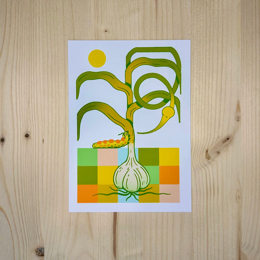 Summertime Garlic Print