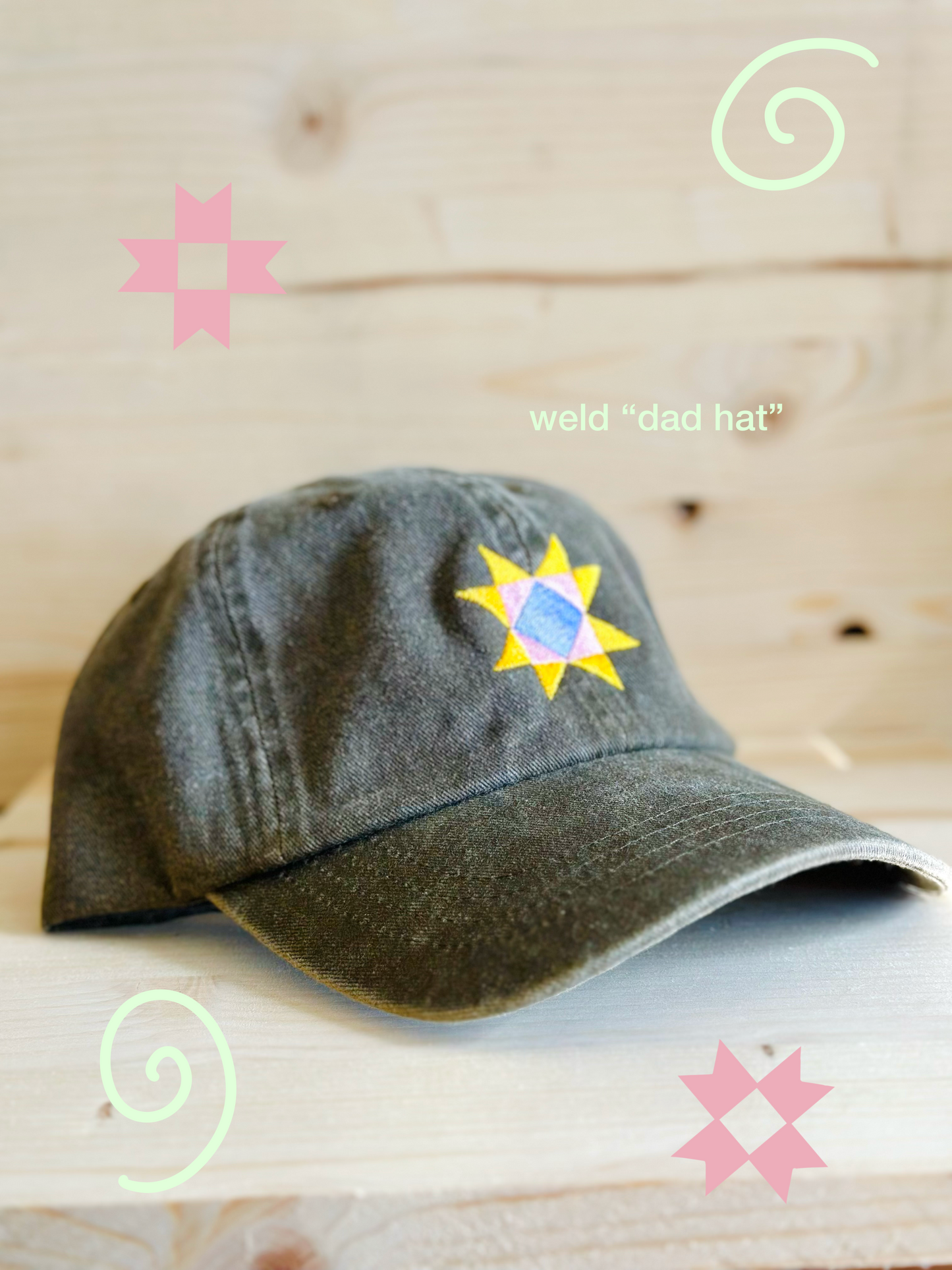 Quilt Square Dad Hat