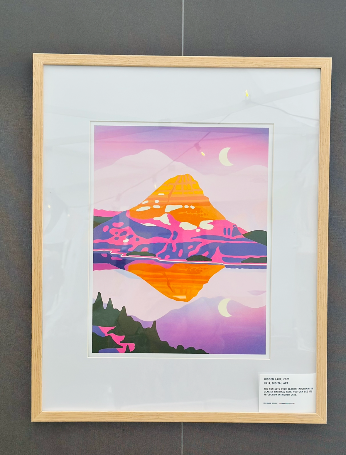 Hidden Lake in Glacier National Park Print