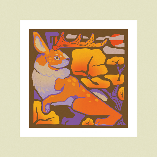 Jackalope Print