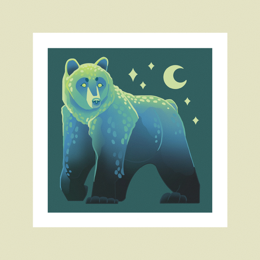 Moon Bear Print