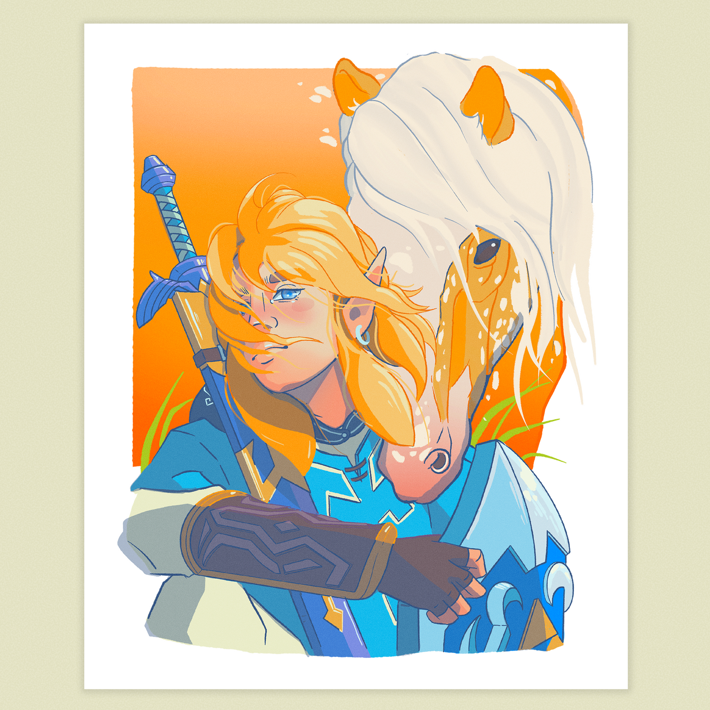 A Pretty Boy Hero Print
