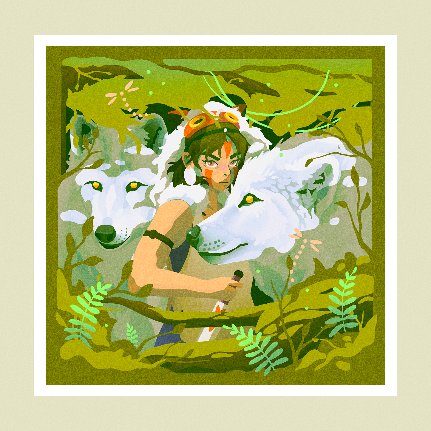 Wolf Princess Print