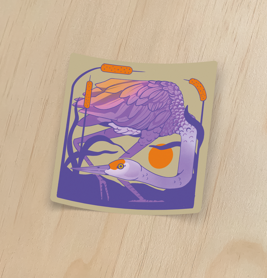 Sandhill Crane Sticker