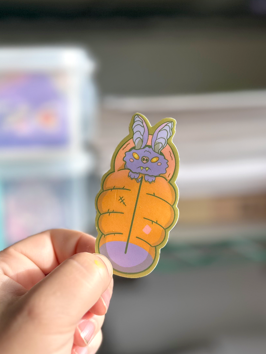 Batsquatch Sleeping Bag Sticker