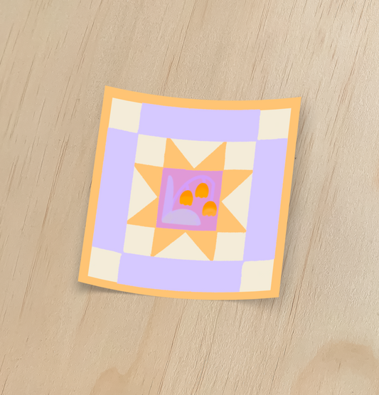 Quilt Square Sticker