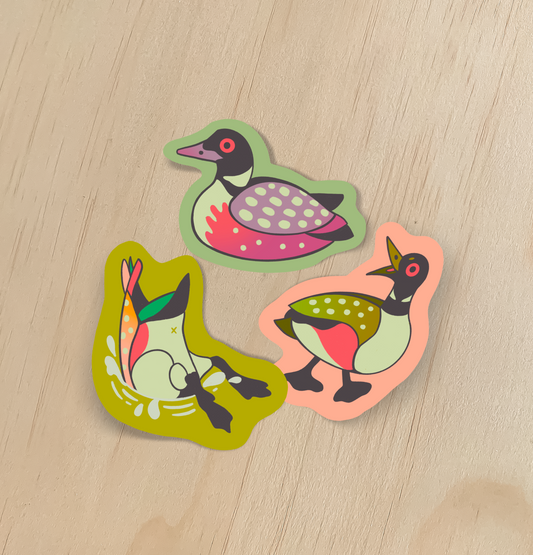 Loony for Loons Sticker Pack